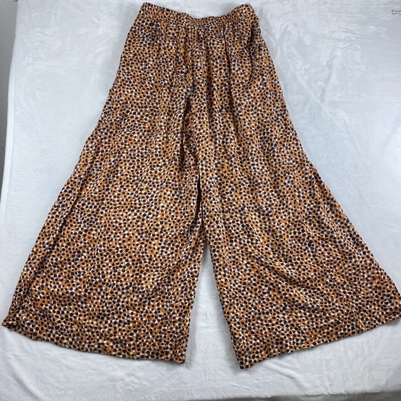 Maeve Anthropologie Gabriela Pants Women‎ Sz S Wide Leg Boho High Rise Cropped - Picture 3 of 13